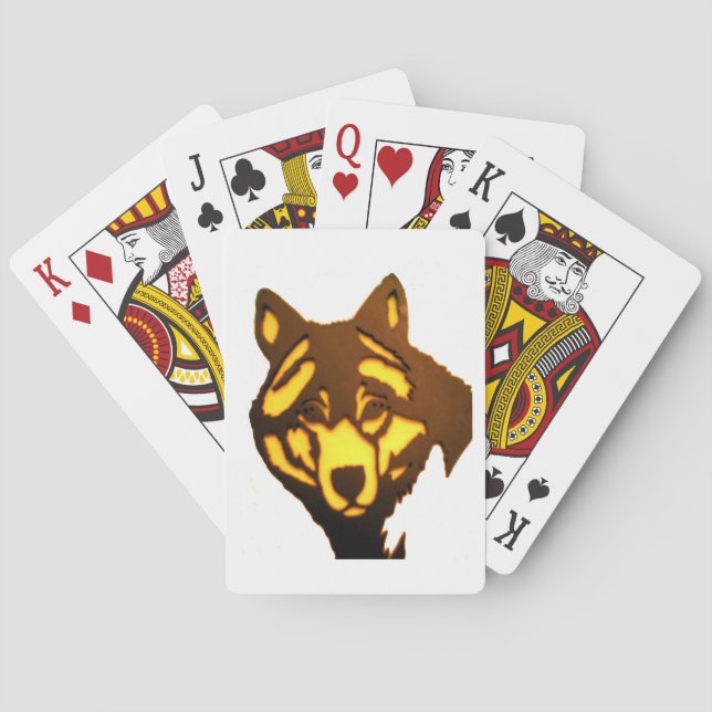 Jeu De Cartes Cartes de jeu Wolf (dos)