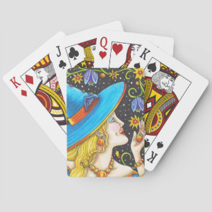 Jeu De Cartes CARTES DE JEUX STANDARD Halloween Vigne sorcière e
