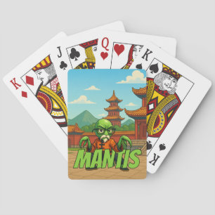 Jeu De Cartes Cartes de Kung Fu de la Main Fouettante de la Mant