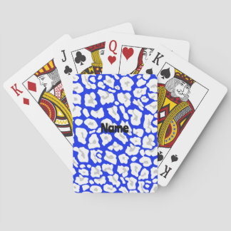 Jeu De Cartes Cartes de lecture bleu et blanc