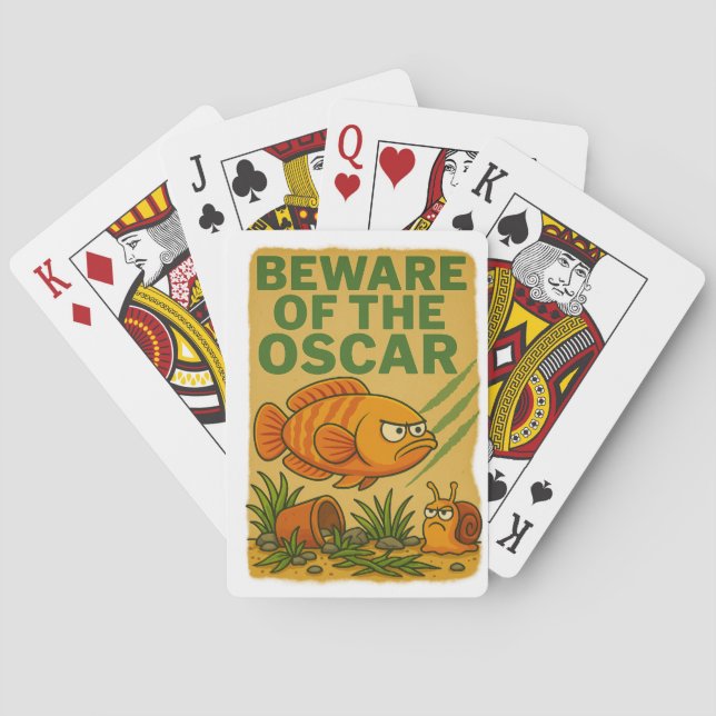 Jeu De Cartes Cartes de lecture Cichlid (dos)