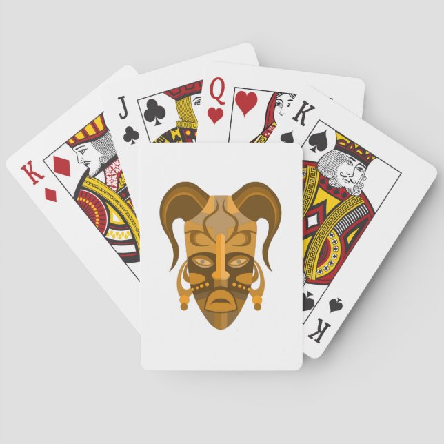 Jeu De Cartes Cartes de lecture classique avec masque (dos)