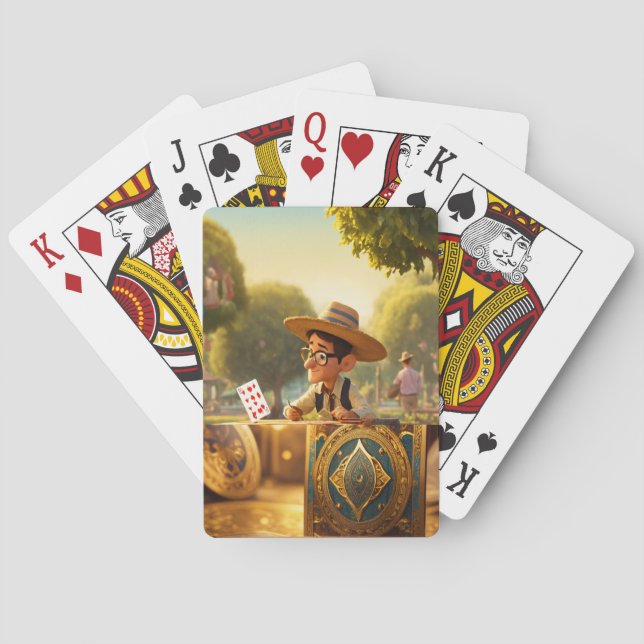 Jeu De Cartes Cartes de lecture classiques (dos)