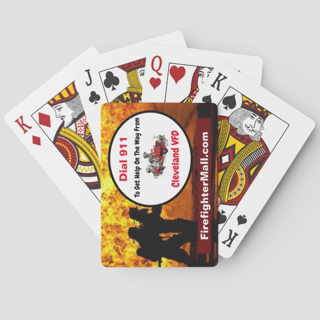 Jeu De Cartes Cartes de lecture Cleveland VFD (dos)