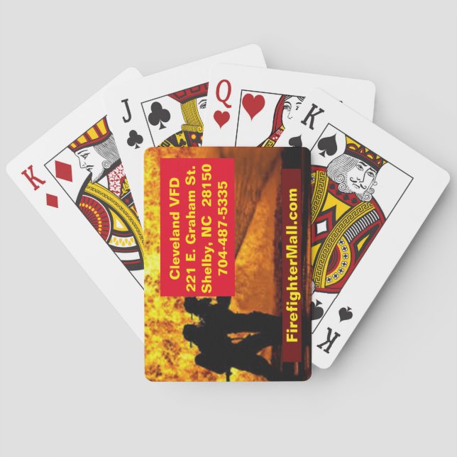 Jeu De Cartes Cartes de lecture Cleveland VFD (dos)