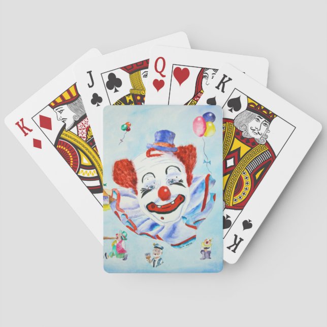 Jeu De Cartes Cartes de lecture clown (dos)