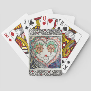 Jeu De Cartes Cartes de lecture Coeur Visage