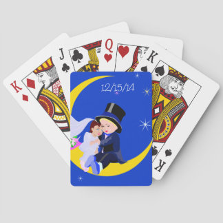 Jeu De Cartes Cartes de lecture Customisées nouvellement mariées