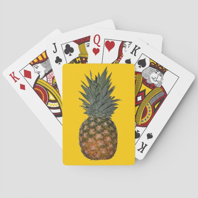 Jeu De Cartes Cartes de lecture d'ananas (dos)