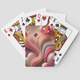 Jeu De Cartes Cartes de lecture d'art Abstrait personnalisées