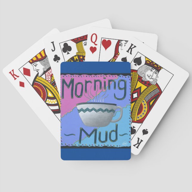 Jeu De Cartes Cartes de lecture de boue du matin (dos)