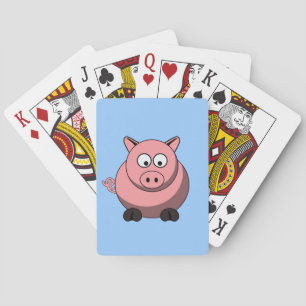 Jeu De Cartes Cartes de lecture de cochon de dessin