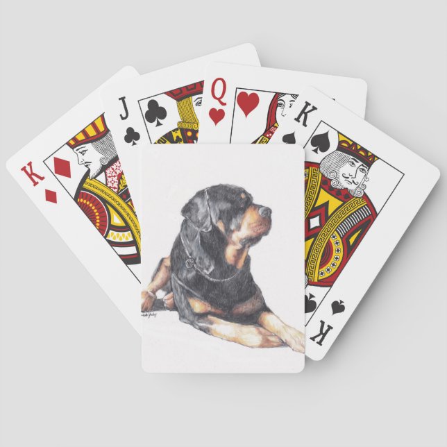 Jeu De Cartes Cartes de lecture de Dog-Art (dos)