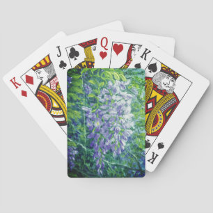 Jeu De Cartes Cartes de lecture de la glycine violette