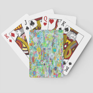 Jeu De Cartes Cartes de lecture de l'alimentation des fleurs