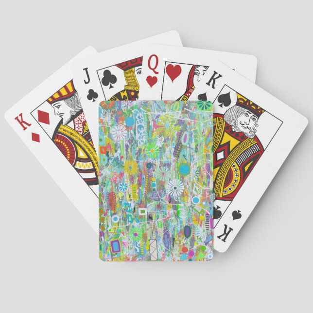 Jeu De Cartes Cartes de lecture de l'alimentation des fleurs (dos)