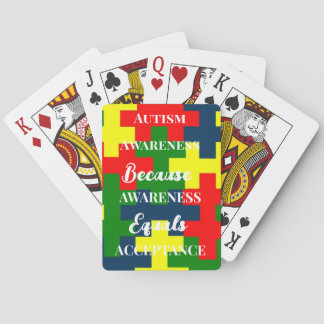 Jeu De Cartes Cartes de lecture de sensibilisations sur l'autism