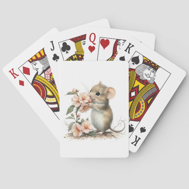 Jeu De Cartes Cartes de lecture de souris (dos)