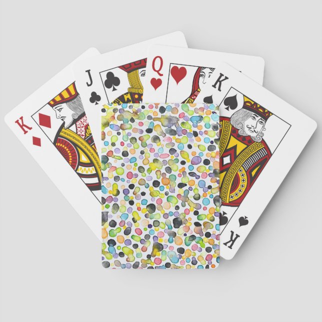 Jeu De Cartes Cartes de lecture des gouttelettes atomiques (dos)