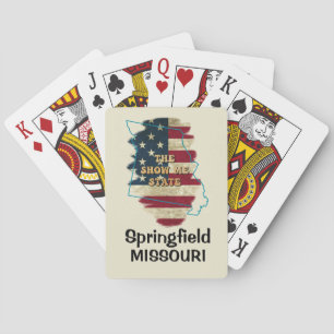 Jeu De Cartes Cartes de lecture d'état du Missouri personnalisée