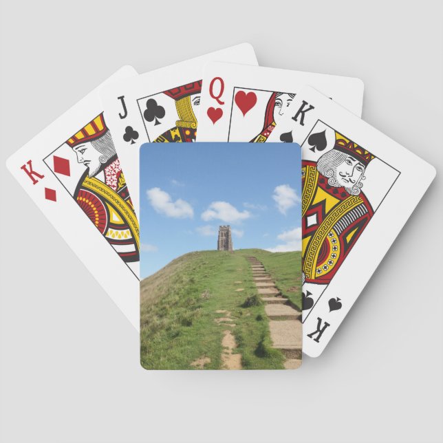 Jeu De Cartes Cartes de lecture du chemin Tor de Glastonbury (dos)