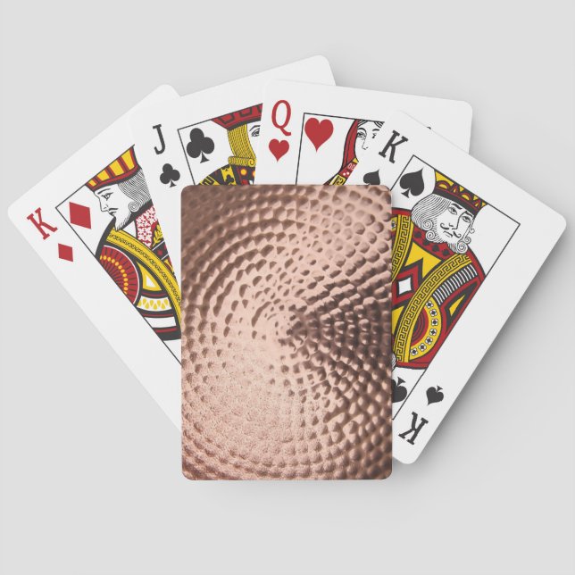 Jeu De Cartes Cartes de lecture en cuivre (dos)