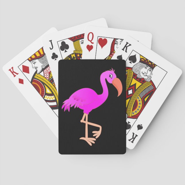 Jeu De Cartes Cartes de lecture Flamant rose (dos)