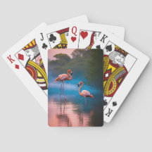 Cartes de lecture Flamant rose Serenity