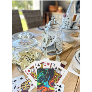 Jeu De Cartes Cartes de lecture Fluid Art