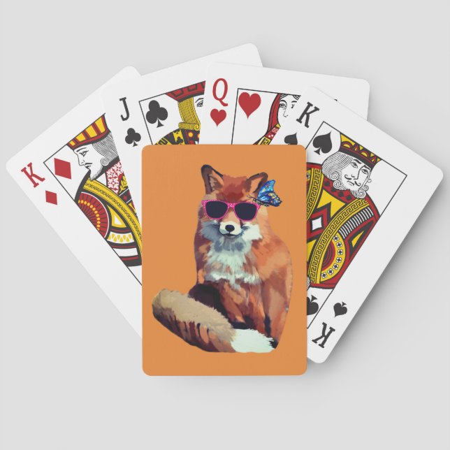 Jeu De Cartes Cartes de lecture Fox et Papillon (dos)