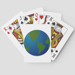 Jeu De Cartes Cartes de lecture Globe