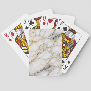 Jeu De Cartes Cartes de lecture Marbre blanc classique