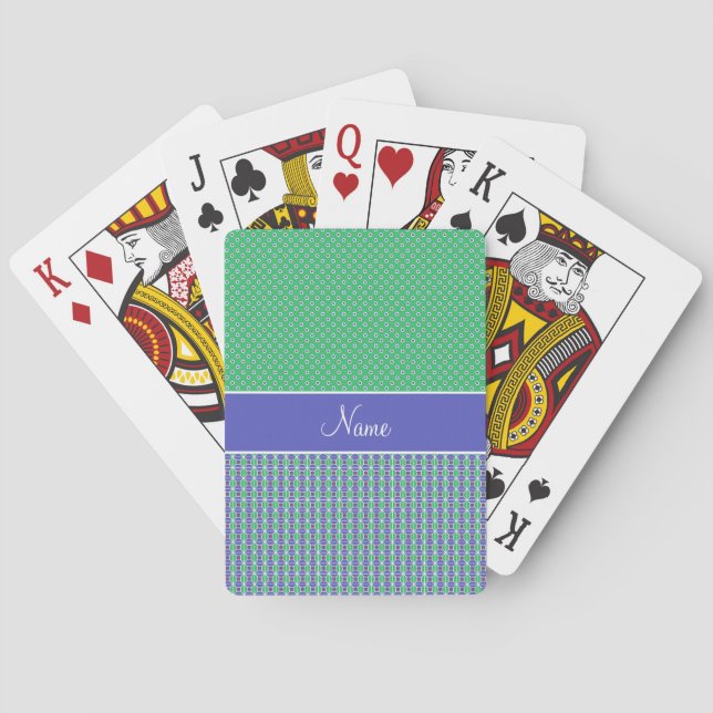 Jeu De Cartes Cartes de lecture personnalisées (dos)