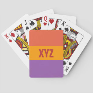 Jeu De Cartes Cartes de lecture personnalisées avec bandes de co