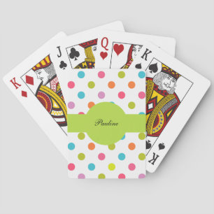 Jeu De Cartes Cartes de lecture personnalisées Monogrammes