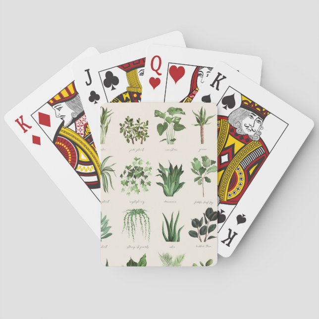 Jeu De Cartes Cartes de lecture plante (dos)