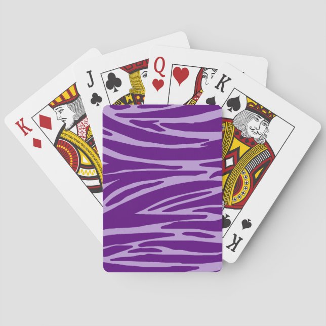 Jeu De Cartes Cartes de lecture Poster de animal violet (dos)