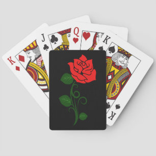 Jeu De Cartes Cartes de lecture Red Rose