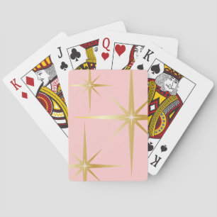 Jeu De Cartes Cartes de lecture roses Retro Starburst