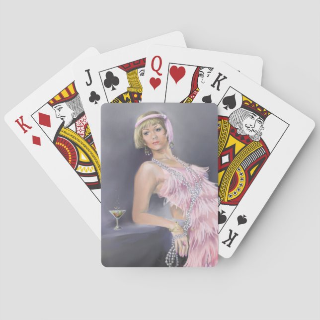 Jeu De Cartes Cartes de lecture Springtime Flapper (dos)