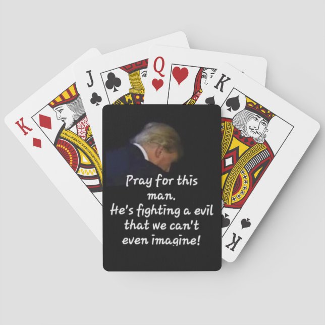 JEU DE CARTES CARTES DE LECTURE TRUMP 2020 (dos)