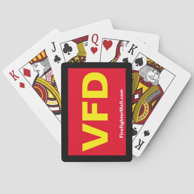 Jeu De Cartes Cartes de lecture VFD (dos)
