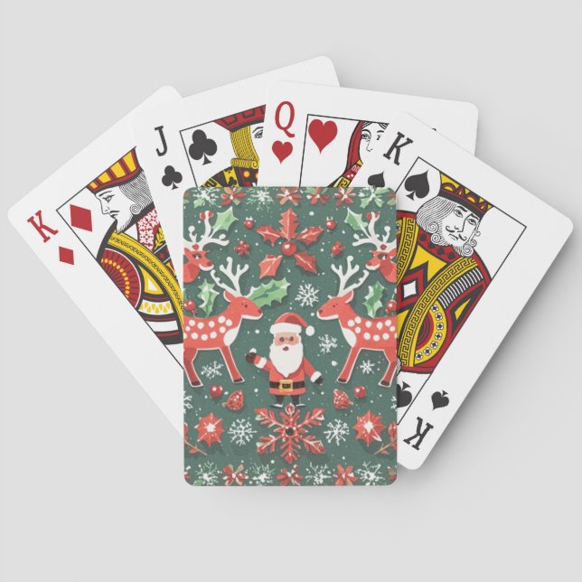 Jeu De Cartes Cartes de Noël (dos)