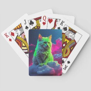 Jeu De Cartes Cartes de poker artistiques sur les chats