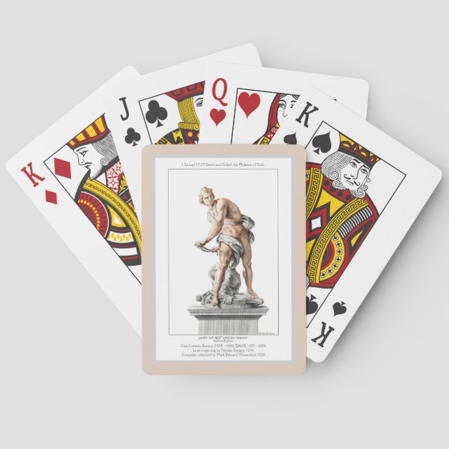 Jeu De Cartes Cartes de poker DAVID & GOLIATH (dos)
