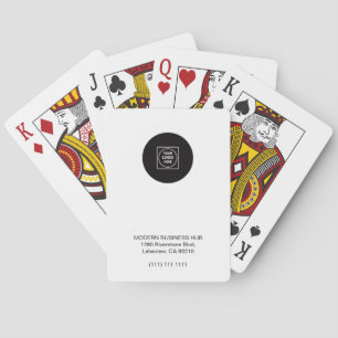 Jeu De Cartes Cartes de poker de logo d'entreprise Adresse de re