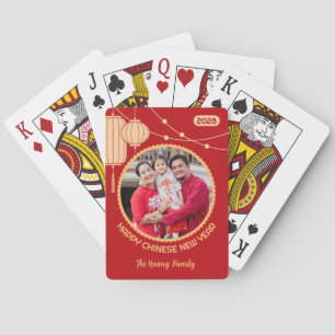 Jeu De Cartes Cartes de poker de photos de lanternes du Nouvel A