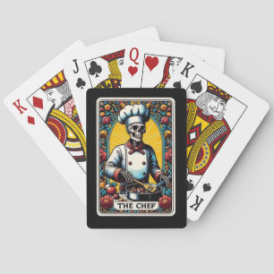 Jeu De Cartes Cartes de poker de tarot du chef Skeleton