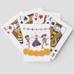 Jeu De Cartes Cartes de poker   Dia De Muertos