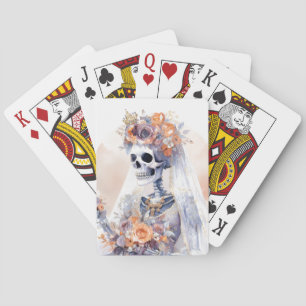 Jeu De Cartes Cartes de poker éffrayant Halloween Skeleton